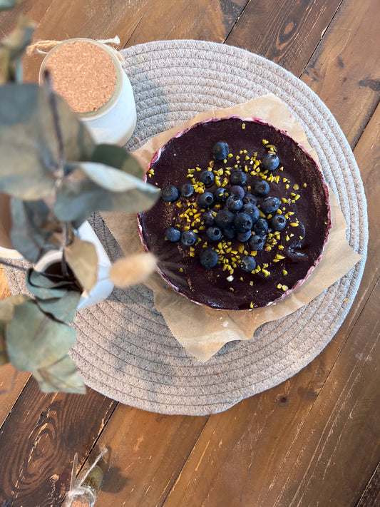 No-Bake puuries Cake (low sugar, Vollkorn)