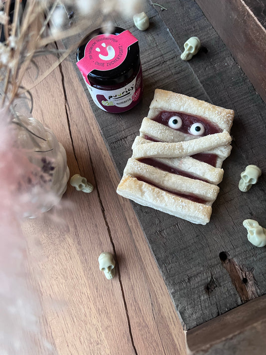 Blätterteig-Mumien mit puuries