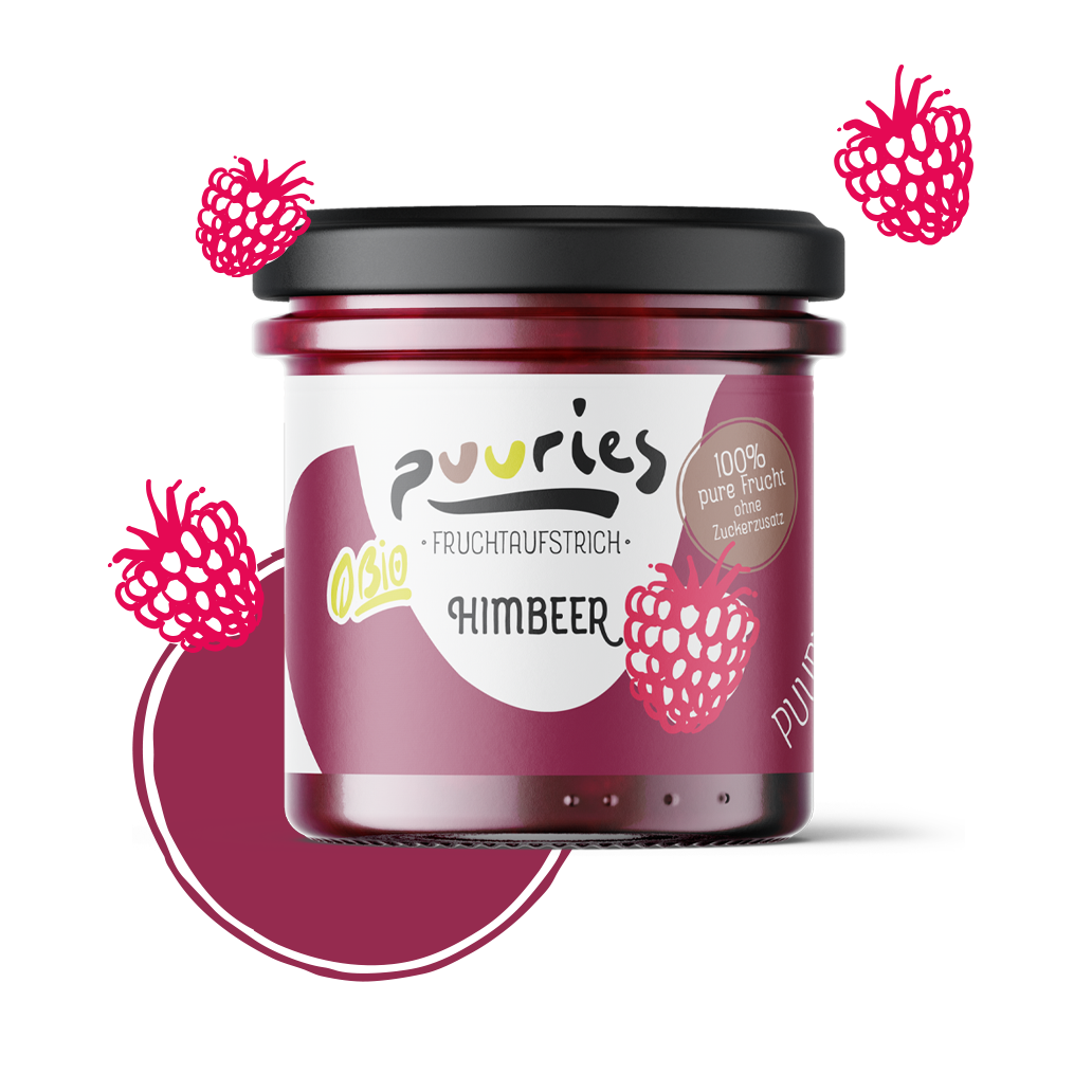 puuries®  Bio-Fruchtaufstrich Himbeer